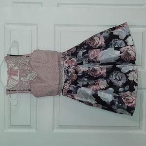 Gorgeous two-piece homecoming dress